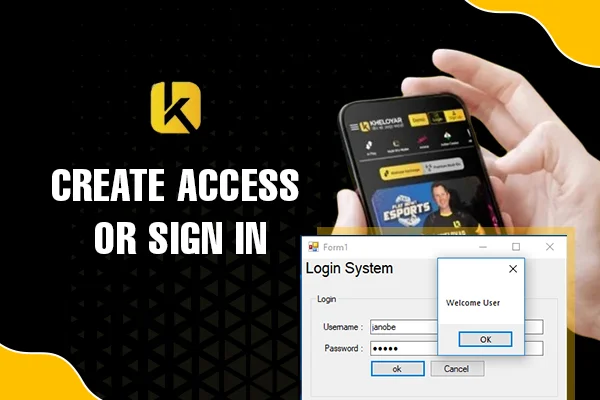 Create Access Or Sign In