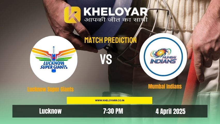 Read more about the article IPL 2025: Match 16, LSG vs MI | Kheloyar Match Prediction – Who Will Win Today?